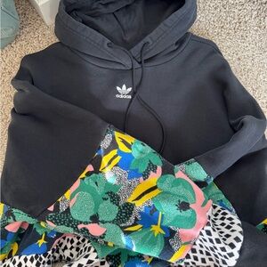 Adidas cropped hoodie
